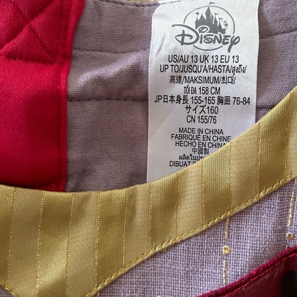 NWT Disney Parks Authentic Wish Dahlia Costume Size 3 Girls Dress up Halloween - Picture 9 of 14